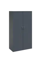 N 4 - 8D kancelářská skříň, 2-dveřová, 1450x800x400, antracit